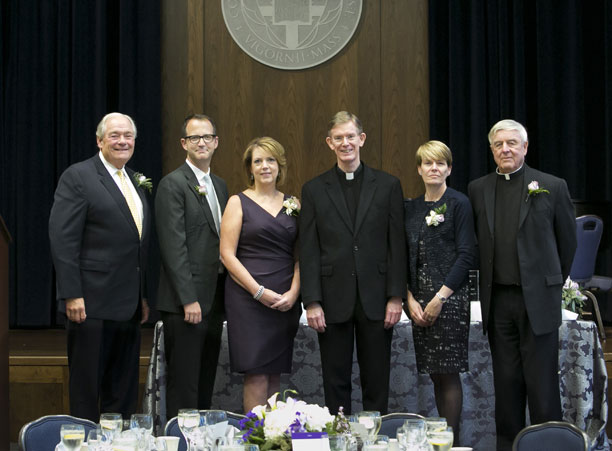 Five Alumni Honored with Sanctae Crucis Awards