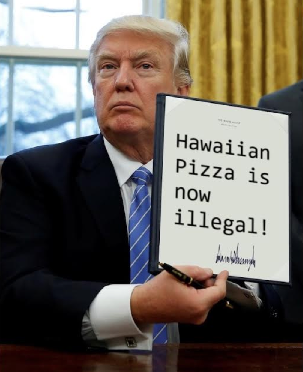 Hawaiian Pizza Declared an Enemy of the State