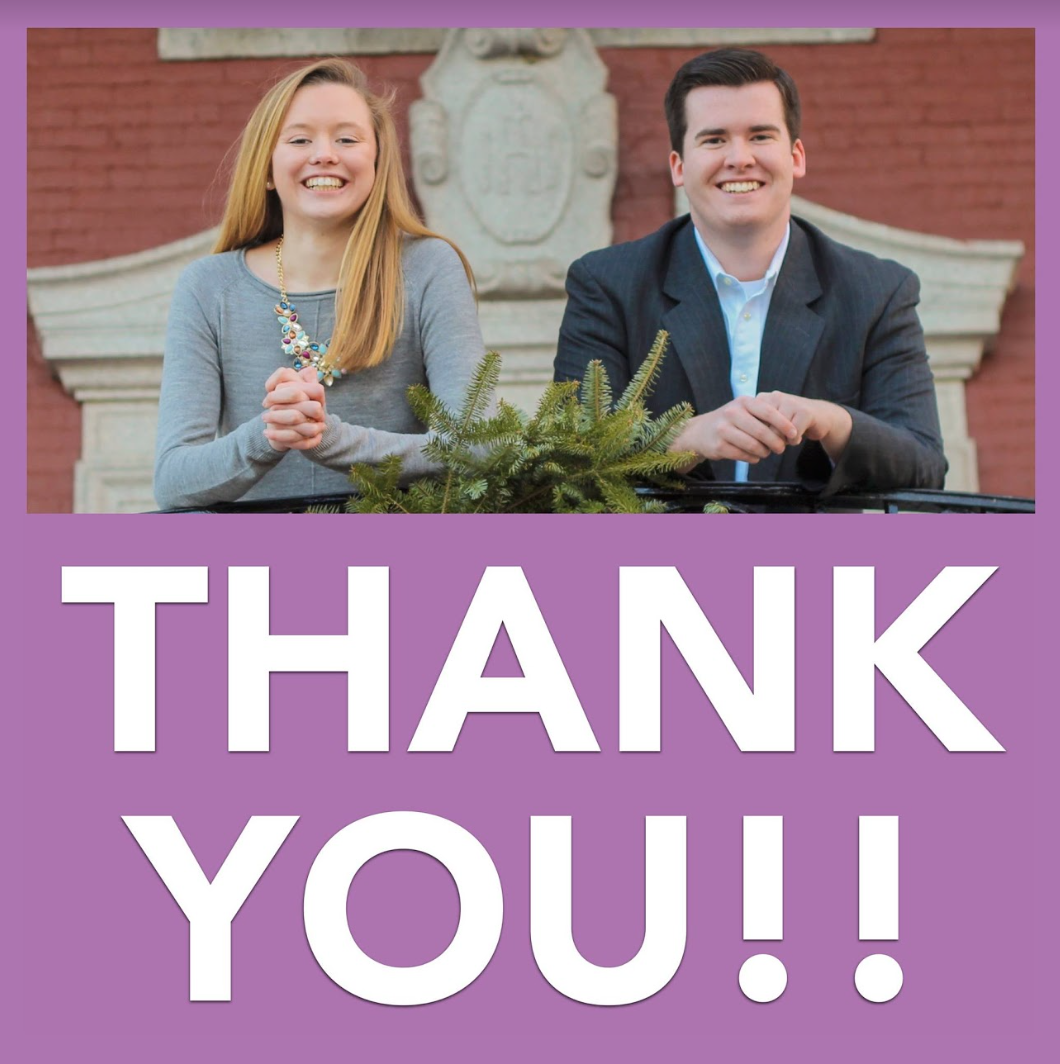 Stephens and Scanlon Take Office as SGA Co-Presidents