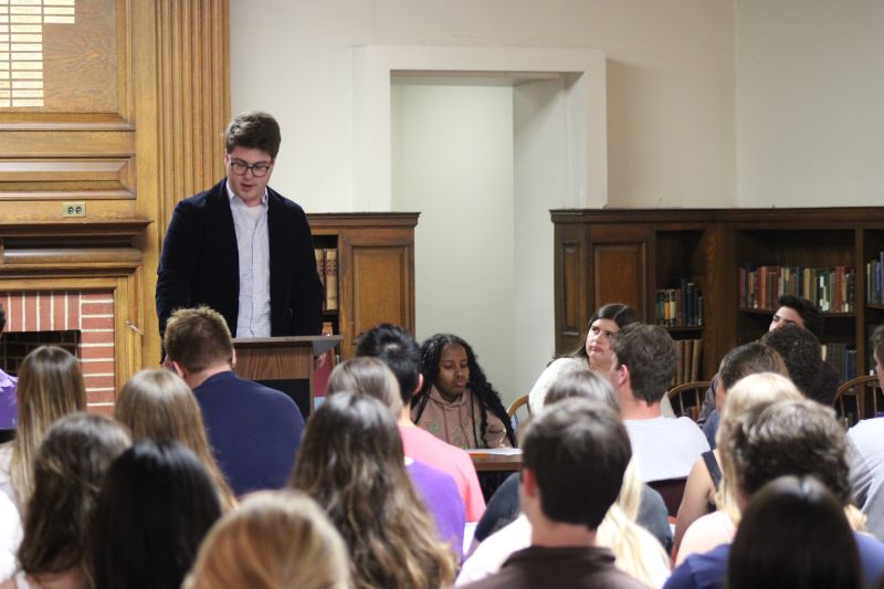 B.J.F. Debating Society to Hold Next Debate Nov. 2nd