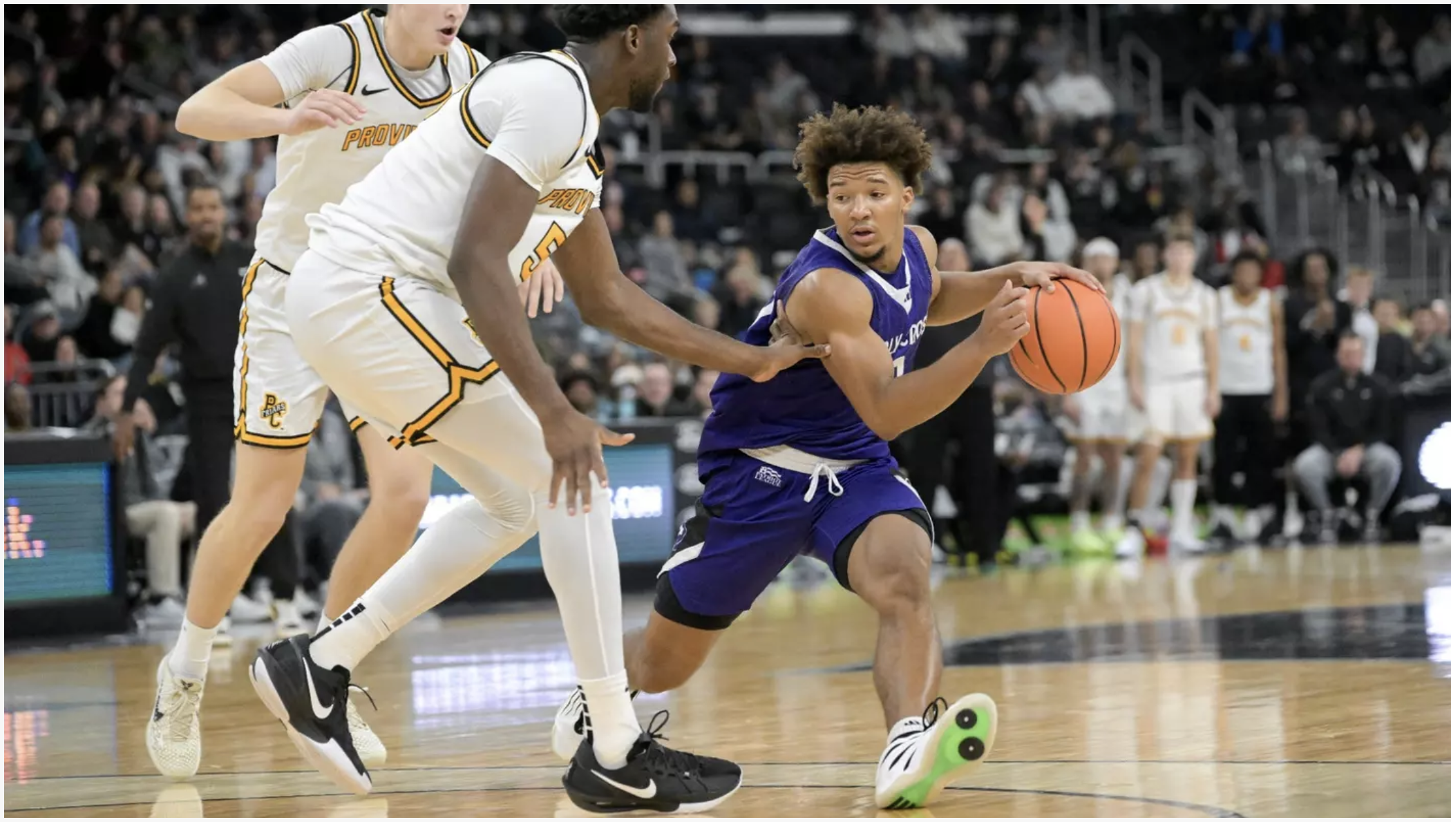 Holy Cross Men’s Basketball Team Falls 79-89 to Providence Friars in Season Opener 