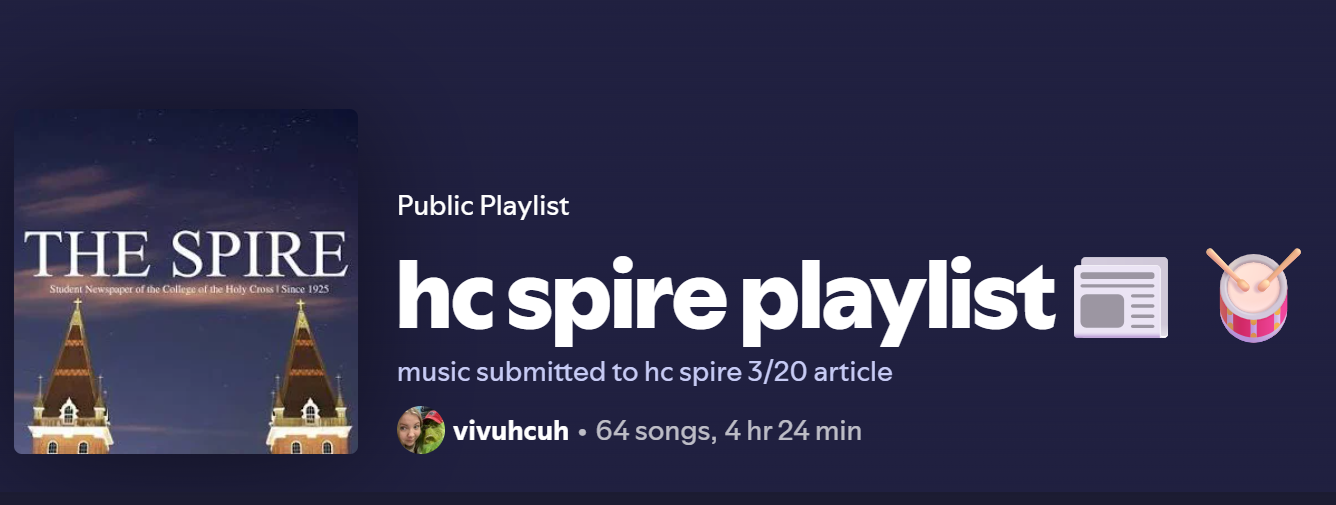 The Soundtrack of Holy Cross