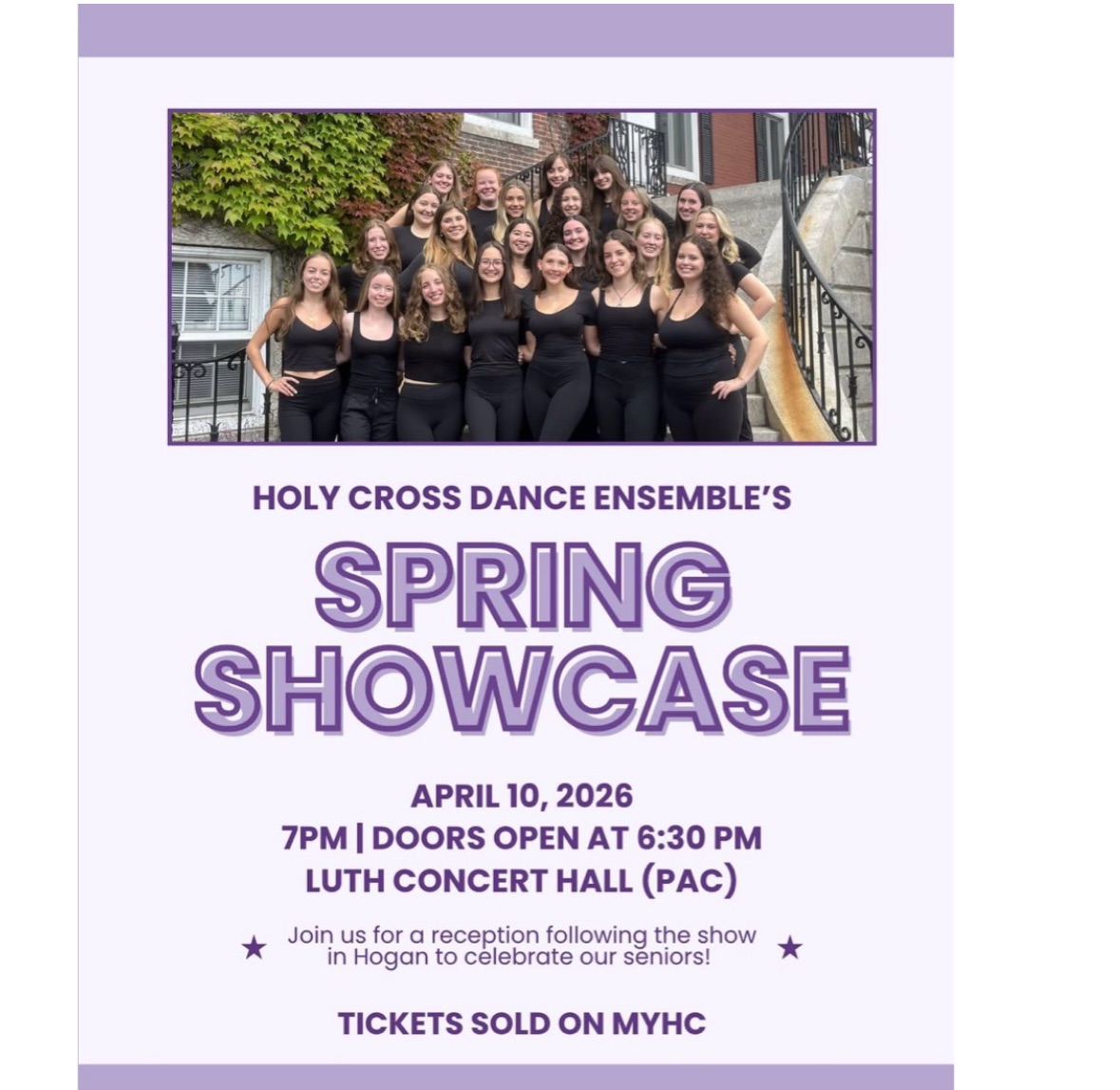 The Final Bow: Holy Cross Dance Ensemble Holds Annual Spring Showcase